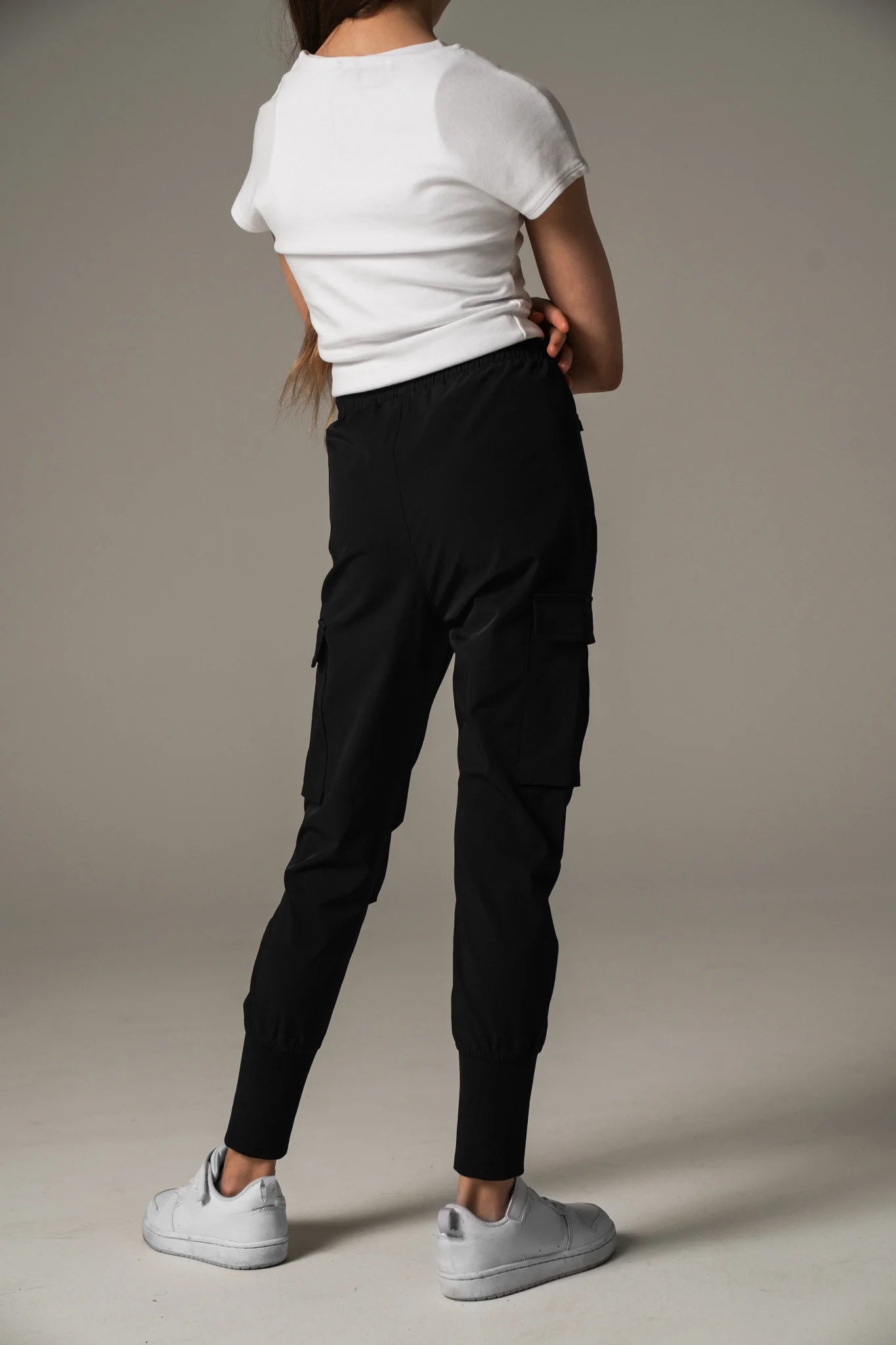 M Fitness Mar black kids buxur