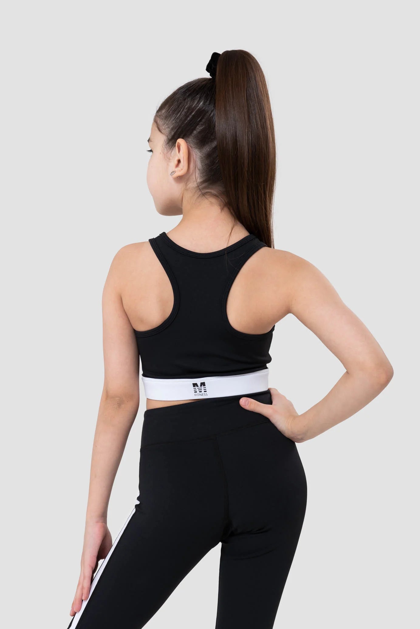 M fitness fjóla dökkblár toppur