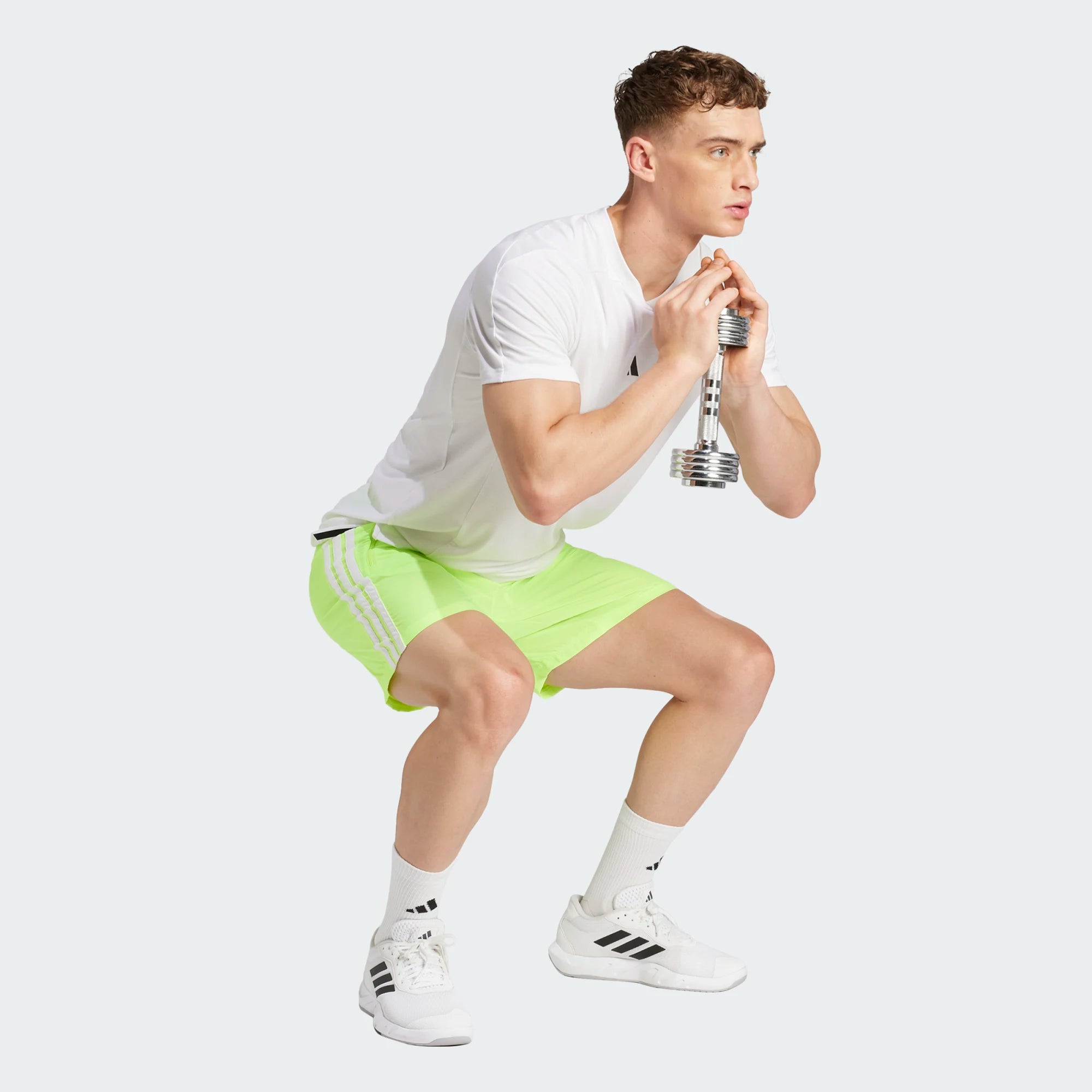 Adidas stuttbuxur gular