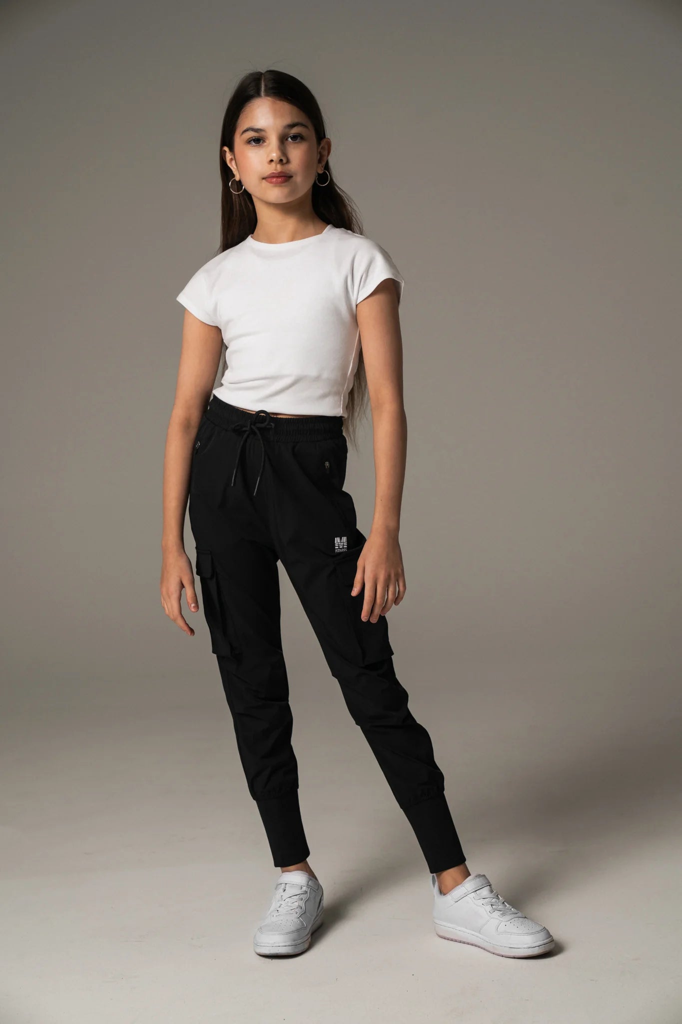 M Fitness Mar black kids buxur