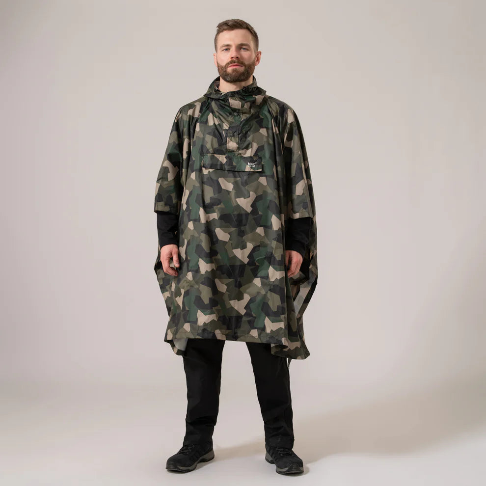Mac in a sac poncho