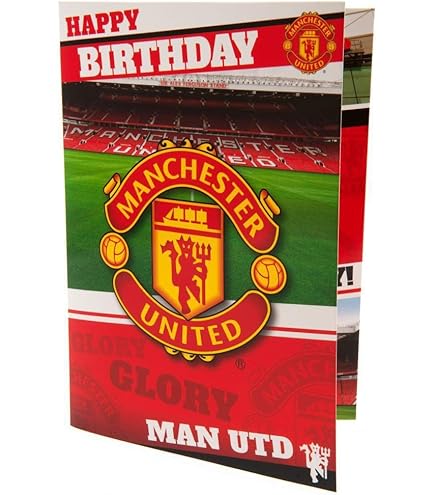 Afmæliskort pop-up - Enski Boltinn