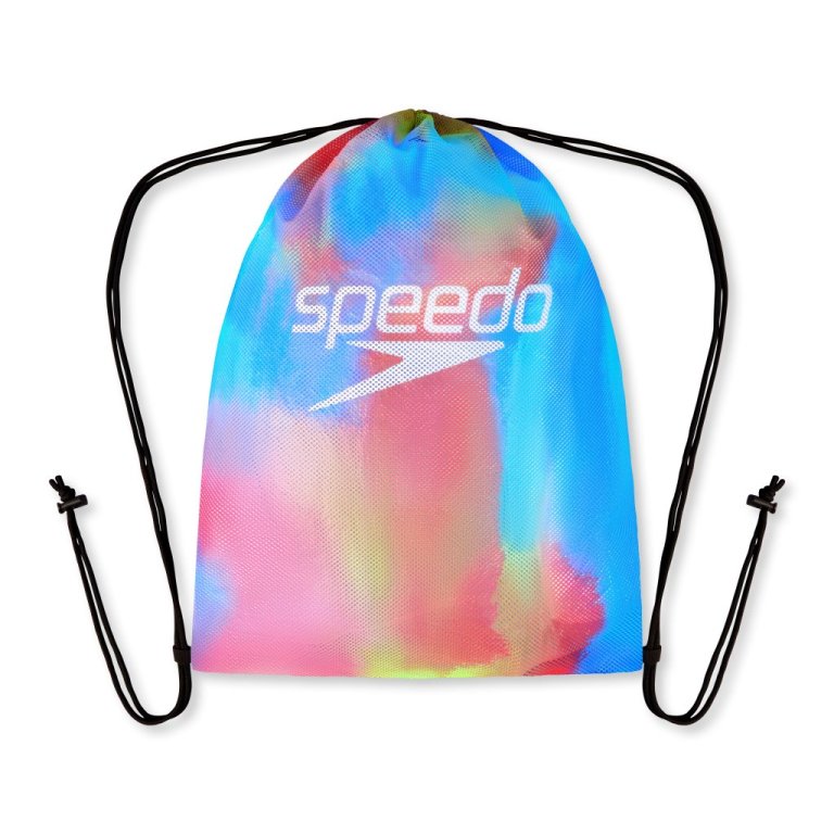 Speedo Equip Netapoki - bleikur/gulur/blár